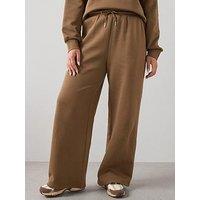 The Very Collection Curve Wide Leg Joggers - Olive