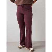 The Very Collection Curve Kickflare Joggers - Brown