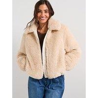 Levi'S Elle Sherpa Jacket - White Swan