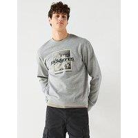 Jack & Jones Flare Graphic Crew Sweatshirt - Grey