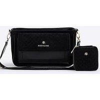 River Island Suedette Utility Crossbody Bag