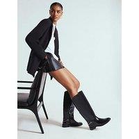 River Island High Leg Riding Boot - Black