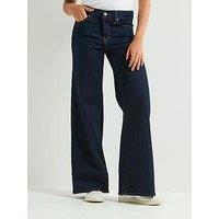 Levi'S 318 Shaping Wide-Leg Jeans - Darkest Sky