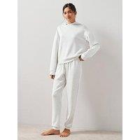 The Very Collection Marl Hoodie And Jogger Loungewear Set - Grey