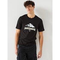 Jack & Jones Flare Branding T-Shirt - Black