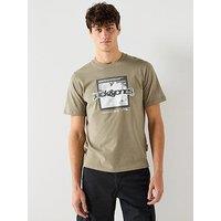 Jack & Jones Flare Branding T-Shirt - Khaki
