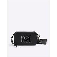 River Island 2652 Drench Crossbody Camera Bag - Black