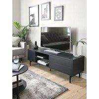 Very Home Hava Tv Unit Black - Fits Up To 65 Inch Tv - Fsc Certified