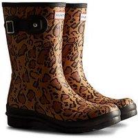 Hunter Original Short Print Wellington Boots - Leopard