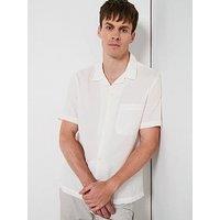 Mango Muzza Short Sleeve Shirt - Cream