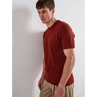 Mango Andrew Knitted T-Shirt - Orange