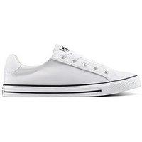 Converse Womens Chuck Taylor All Star Dainty Lucky Low Top - White