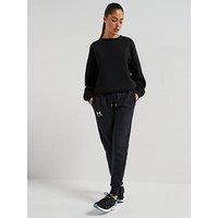 Under Armour Womens Training Icon Fleece Joggers - Black
