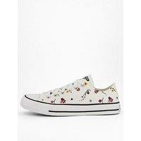 Converse Womens Chuck Taylor All Star Floral Low Top - White