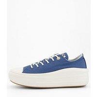 Converse Womens Chuck Taylor All Star Move Platform Low Top - Blue