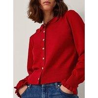 Monsoon Clea Collar Cardigan - Red