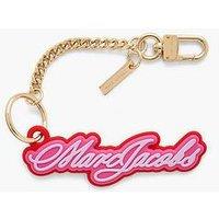 Marc Jacobs The Cursive Logo Charm - Pink