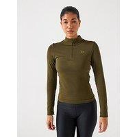 Under Armour Womens Training Vanish Seamless 1/4 Zip Top - Green