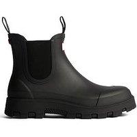 Hunter Elements Elastic Chelsea Wellington Boot- Black