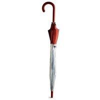 Hunter Transparent Moustache Bubble Umbrella - Red