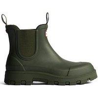 Hunter Elements Elastic Chelsea Wellignton Boot- Khaki