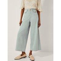 Monsoon Ciara Wide Leg Jean - Blue