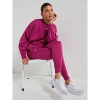 Under Armour Womens Training Rival Fleece Joggers - Pink