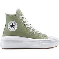 Converse Womens Chuck Taylor All Star Move Platform High Top - Green