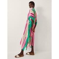 Monsoon Georgia Stripe Kaftan - Multi