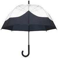 Hunter Transparent Moustache Bubble Umbrella - Navy