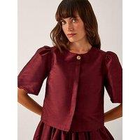 Monsoon Mya Jacket - Burgundy