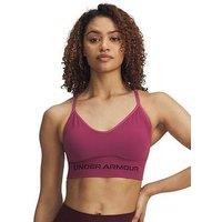 Under Armour Womens Training Vanish Seamless Light Support Sports Bra - Burgundy