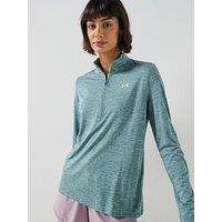 Under Armour Womens Training Tech Twist 1/2 Zip Top - Green