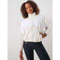 Under Armour Womens Training Rival Woven Jacket - White