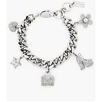 Marc Jacobs Mini Icon Pave Charm Bracelet
