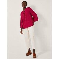 Monsoon Mischa Linen Tunic - Red