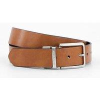 Jack & Jones Garda Pu Reversible Leather Belt - Brown
