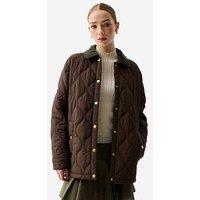 Hunter Witton Quilted Shacket - Brown