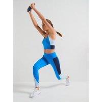Under Armour Womens Training Meridian Colourblock Ankle Tights - Blue
