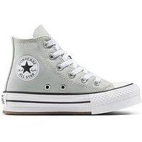 Converse Kids Chuck Taylor All Star Eva Lift Platform High Tops - Grey