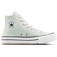 Converse Juniors Chuck Taylor All Star Eva Lift Platform High Top - Grey