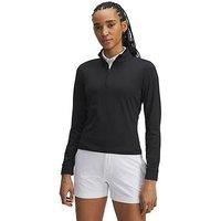 Under Armour Womens Golf Drive 1/4 Zip Top - Black