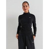 Under Armour Womens Training Vanish Seamless 1/4 Zip Top - Black