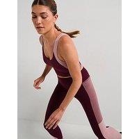 Under Armour Womens Training Meridian Colourblock Tank - Burgundy