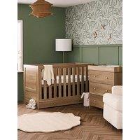 Obaby Nika 2 Piece Room Set & Under Drawer - Oak