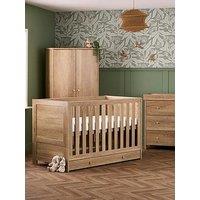 Obaby Nika 3 Piece Room Set & Under Drawer - Oak
