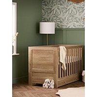 Obaby Nika Cot Bed & Under Drawer - Oak