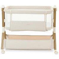 Obaby Bedside Crib - Oatmeal