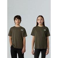 The North Face Teen New 24/7 S/S T-Shirt - Green
