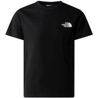 The North Face Teen Short Sleeve Simple Dome T-Shirt - Black
